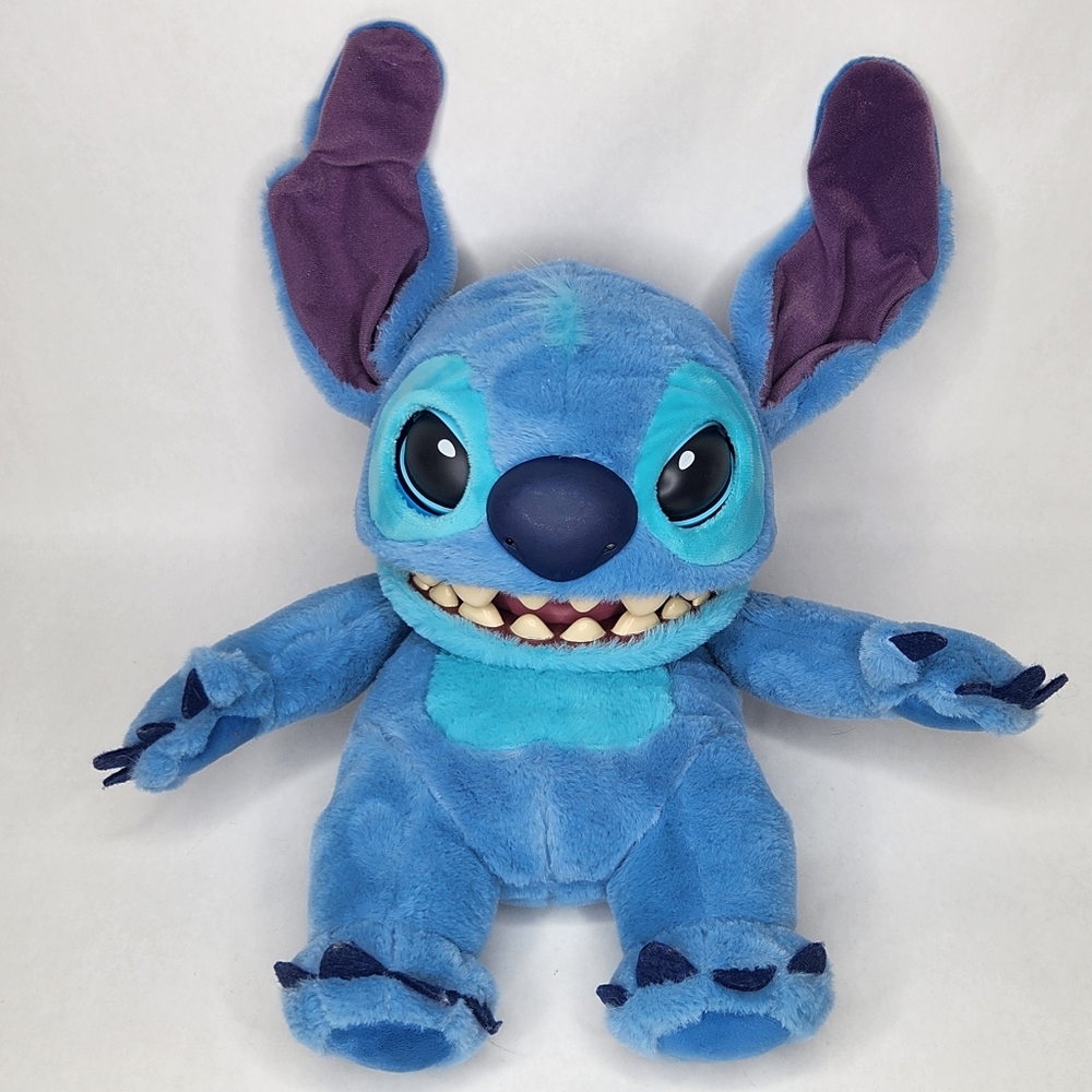 Real FX Disney Stitch Puppet Interactive Plush Toy, Tested Working!